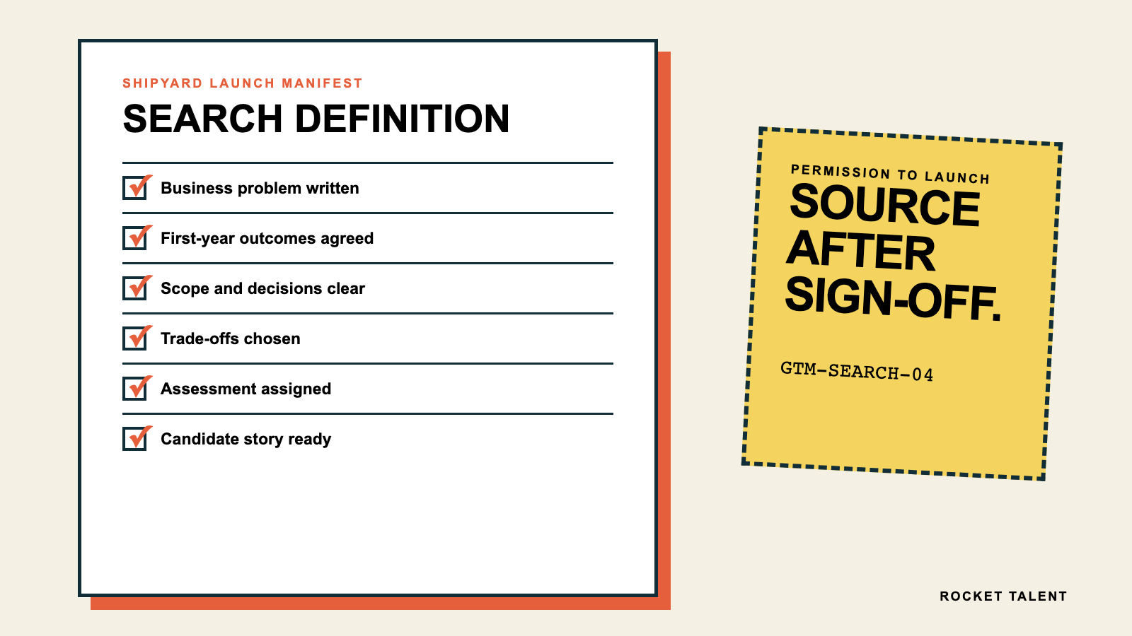 Practical framework for How to Define a GTM Leadership Search Before You Source Candidates | Rocket Talent