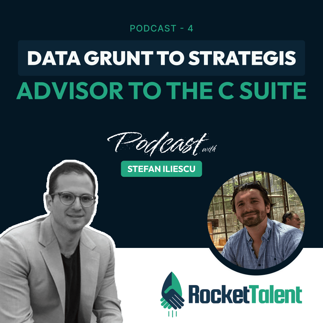 EPISODE 04: FROM DATA GRUNT TO STRATEGIS ADVISOR TO THE C SUITE WITH STEFAN ILIESCU, ANALYTICS GROWTH MANAGER AT AUDIBLE