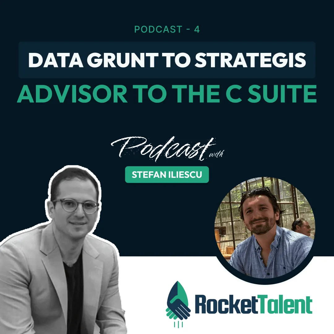 EPISODE 04: FROM DATA GRUNT TO STRATEGIS ADVISOR TO THE C SUITE WITH STEFAN ILIESCU, ANALYTICS GROWTH MANAGER AT AUDIBLE