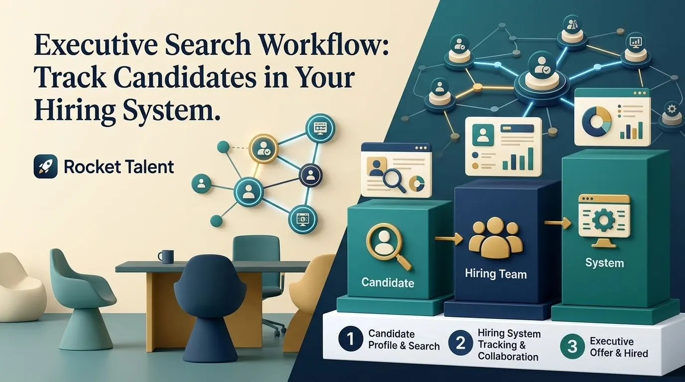 Executive search workflow: track candidates in your hiring system